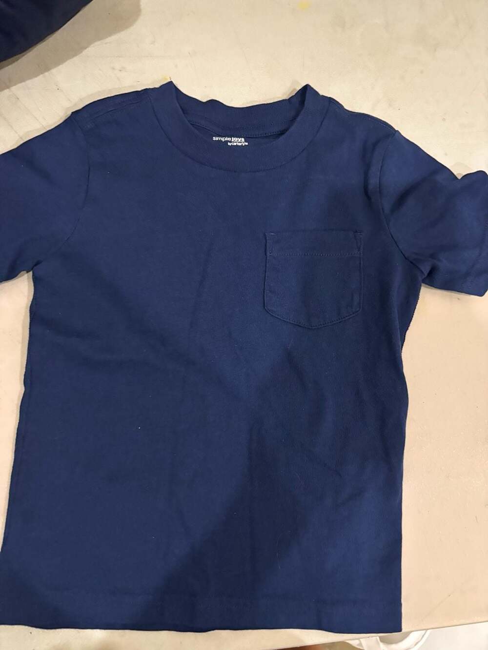 Simple Joys by Carter's Toddler Navy Blue Short-Sleeve Pocket T-Shirt
